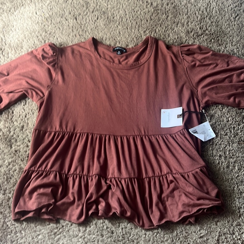 Brown shirt, size medium